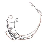 SWETRACE Portabottiglie e Porta Bicchieri Forma di Nave Pirata in Ferro Battuto Supporto Decorativo per Vino da Tavolo con Capacità per Bottiglia e Calici Adatto per Casa Bar e Ristorante