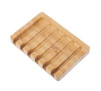 SWETRACE Portasapone in Bambù Naturale per Bagno Struttura Drenante, Resistente alla Pressione e Design Elegante, per Mantenere Sapone Asciutto nel Lavabo