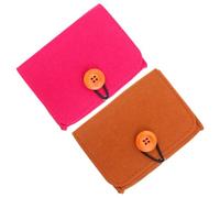 SWETRACE Set 2 Pezzi Borsa Porta Oli Essenziali in Feltro Leggero e Resistente, Organizer Piccolo e Pratico per Bottiglie di Olio Essenziale, Custodia da Viaggio Compatta