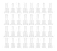 SWETRACE Set 200 Pezzi Tappo Contagocce Interno in Plastica per Flacone Olio Essenziale 18 Denti, Tappo di Tenuta per Bottiglie da 5-100 Ml, Controllo Dosaggio Preciso per Uso Personale