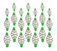 SWETRACE Set 21 Pezzi Mangiatoie per Carpe in Acciaio Inox Molla Cava Accessori per Pesca alla Carpa Attrezzatura da Pesca Grossa per Esche in Acque Profonde