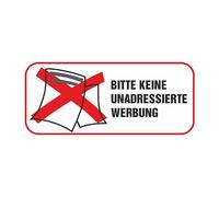 SWEYTEC Adesivi - Vietata la pubblicità senza indirizzo