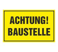 SWEYTEC Cartello di avvertimento - ATTENZIONE! CANTIERE