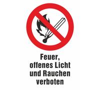 SWEYTEC Cartello di divieto - fuoco