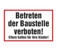 SWEYTEC Cartello informativo - Vietato l'ingresso nel cantiere!