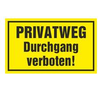 SWEYTEC Cartello - STRADA PRIVATA Vietato l'ingresso!