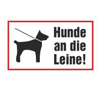 SWEYTEC Cartello - Tenere i cani al guinzaglio!