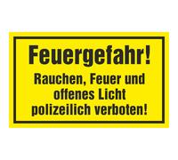 SWEYTEC Segnale di avvertimento - Pericolo di incendio!