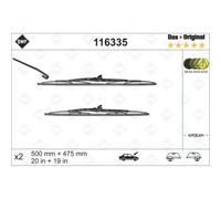 SWF Spazzola Anteriore Per Opel Astra G CC F48 F08 Honda Prelude IV BB