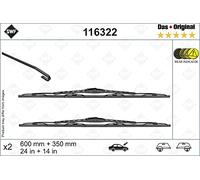 SWF Spazzola tergi 116322 Compatibile con: OPEL KARL