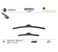 SWF Tergicristalli Frontale per Mitsubishi Mirage / Space Star Hatchback A0_A