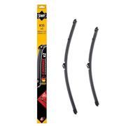 SWF Tergicristalli Pezzo Spazzole Tergicristallo con spoiler Anteriore | Tipo: Spazzole flat blade senza adattatore premontato | Lunghezza 1: 600mm | Lunghezza 2: 550mm 507864 Compatibilità con BMW