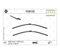 SWF Tergicristallo Tergicristalli Frontale Adatto A per Volvo V60 II 225 227