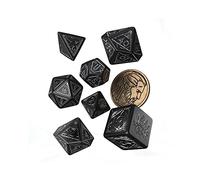 swge04 - set 7 dadi - the witcher geralt - silver sword