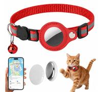 SWHC Localizzatore GPS per Gatto, GPS per Cani e Gatti Senza Abbonamento | Cat Tracker con Posizionamento Globale in Tempo Reale, Compatibile iOS e Android, Collare Regolabile, IPX5 impermeabile