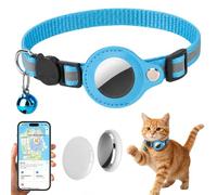 SWHC Localizzatore GPS per Gatto, GPS per Cani e Gatti Senza Abbonamento | Cat Tracker con Posizionamento Globale in Tempo Reale, Compatibile iOS e Android, Collare Regolabile, IPX5 impermeabile