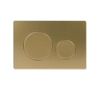 SWHC Placca di Comando WC, Placca WC Compatibile Doppia Funzione Pulsante Scarico WC a Muro ABS Placca Scarico Cassetta Compatibile con la Maggior Parte dei Servizi Igienici