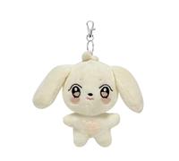 Swico Remado Simpatico portachiavi a forma di animale in stile cartone animato, portachiavi da donna, ciondolo per borsa, portafoglio, decorazione, Bianco-ys, Large