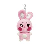 Swico Remado Simpatico portachiavi a forma di animale in stile cartone animato, portachiavi da donna, ciondolo per borsa, portafoglio, decorazione, Rosa-sh, Large