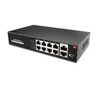 SWICTH POE 8 CANALI / 2 PORTE UPLINK 10/100MBPS SWPOE-VISSW1008POE-100-E SAFIRE