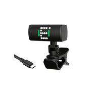SWIFF AUDIO Accordatore per chitarra, ricaricabile, con display a LED, mini sintonizzatore per chitarra acustica, elettrica, basso, violino, ukulele, display super luminoso da leggere per