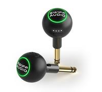 SWIFF AUDIO Sistema di chitarra wireless, ricevitore trasmettitore wireless per chitarra da 2,4 GHz con apertura intelligente per feedback di connessione audio in tempo reale. Supporto del sistema