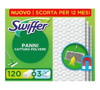 Swiffer Dry 120 Panni In Microfibra E 3 Panni Lavapavimenti