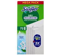 Swiffer Dry Panni Catturapolvere Confezione da 72 Ricariche GIGA PACK bianco