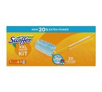 SWIFFER DUSTER KIT XXL 1 manico 90cm + 2 Piumini cattura polver. spolverino