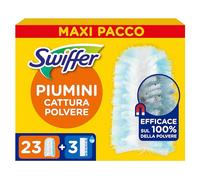 Swiffer Duster Piumini Cattura Polvere, 23 Piumini + 3 Lavapavimenti.