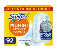 Swiffer Duster Piumini Cattura Polvere, 92 Piumini, Cattura e Intrappola Polvere e Sporco, Raggiunge I Punti più Difficili della Casa, Giga Formato