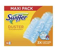 Swiffer Duster Ricambi per Piumino Catturapolvere, Catturano e Intrappolano fino a 3 Volte più Polvere e Peli Rispetto a un Piumino Tradizionale, 18 Pezzi