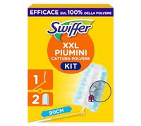 Swiffer Duster, Starter Kit Manico XXL + 2 Piumini Catturapolvere