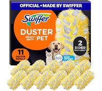 Swiffer Dusters Heavy Duty Pet Multi-Surface Duster Ricariche per la pulizia, con Febreze Odor Defense, 11 pezzi