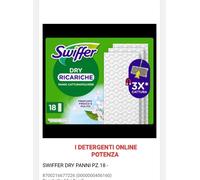 156pz SWIFFER DRY Panni Cattura Polvere Pavimenti