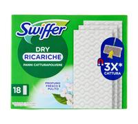 Swiffer Panni Catturapolvere Profumo Fresco e Pulito 18pz