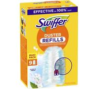 Swiffer Duster - Set di ricariche con profumo Febreze, 54 unità (6 x 9), cattura e trattiene la polvere come un magnete, profumo a lunga durata, manico venduto separatamente