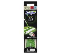 Swiffer Raccoglipolvere Scopa + 4 Panni 3D Clean Made In Italy