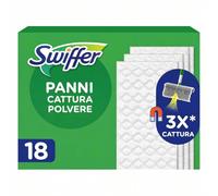 Swiffer Ricariche Catturapolvere Per Scopa 18 Pezzi, Per Catturare E Intrappolare La Polvere