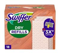 Swiffer Set di 18 panni asciutti per pavimenti, cattura e chiude la polvere