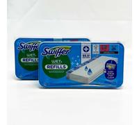 Swiffer Wet+ panni per pavimenti umidi antibatterici da ricaricare (2 x 20 pe...