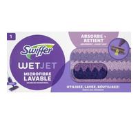 Swiffer WetJet - Salvietta lavabile in microfibra multisuperficie, riutilizzabile e lavabile, tecnologia a 3 zone ultra assorbente, senza tracce, per tutti i tipi di pavimento finito