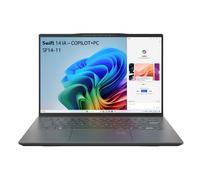 Swift Copilot+ SF14-11-X71Z 14 Snapdragon X Plus 16 GB RAM 1 TB SSD, grigio - AZERTY - Nouvo