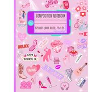 Swift Love Composition Notebook Wide Ruled: Wide Ruled Music Collage Taylor-Inspired Design For Fans Pink Book Eras For Kids, Teens, Girls, Women, and Adults