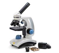 Swift SW100 Microscopio composto per bambini con ingrandimento 40x, testa monoculare rotante, tutte le ottiche in vetro, doppie luci a LED