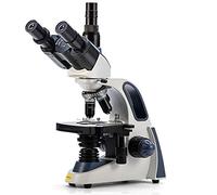 SWIFT SW380T Microscopio 40X-2500X, Microscopio da Laboratorio Composto Trinoculare per la Ricerca con Oculari WF 10X/25X, Tavolino Meccanico, Messa a Fuoco Ultraprecisa, Compatibile con Fotocamera
