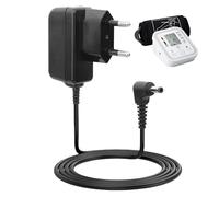 Swiftctrl Alimentatore da 6 V, compatibile con omron, misuratore di pressione sanguigna, adattatore AC con cavo di ricarica di ricambio per M2 M3 M5 M6 M7 M8 M9 X2 X3 X4 X7 e M400 M500 M700 Intelli IT