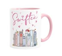 Swiftea - Tazza da caffè con scritta in lingua inglese "Best of Album", idea regalo personalizzabile, per figlia, fidanzata