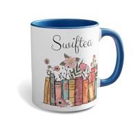 Swiftea - Tazza da caffè con scritta in lingua inglese "Best of Album", idea regalo personalizzabile, per figlia, fidanzata