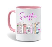 Swiftea - Tazza da caffè con scritta in lingua tedesca "Best of Album", idea regalo personalizzabile, idea regalo per figlia, fidanzata